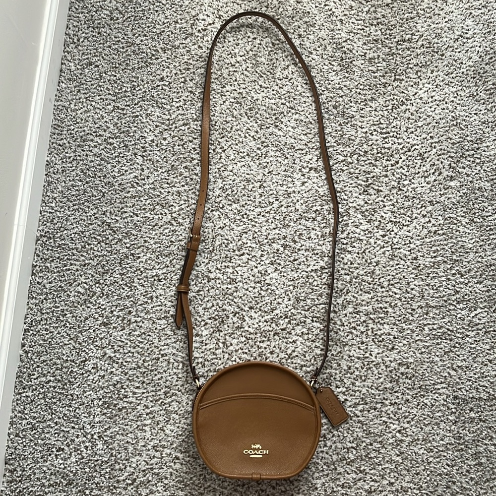 Coach Tan Canteen Crossbody Purse - Picture 6 of 13